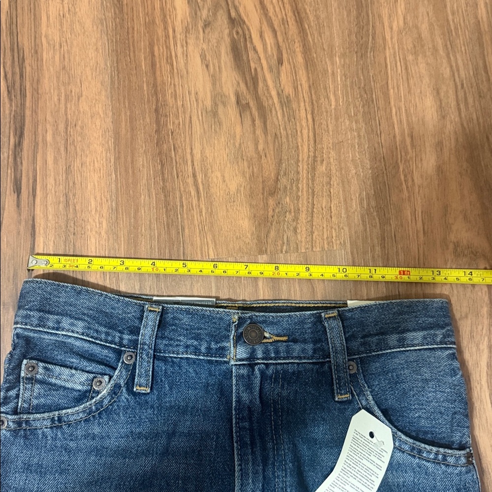 Levi's Baggy Dad boys Straight Jeans in Deep Blue - Picture 8 of 9